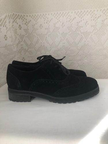 Chaussures richelieu daim - daim, noir
